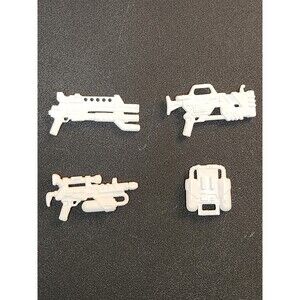 VTG Lanard The Corps! STAR Force Lot of 4 White‎ Guns Backpack Parts Accessories